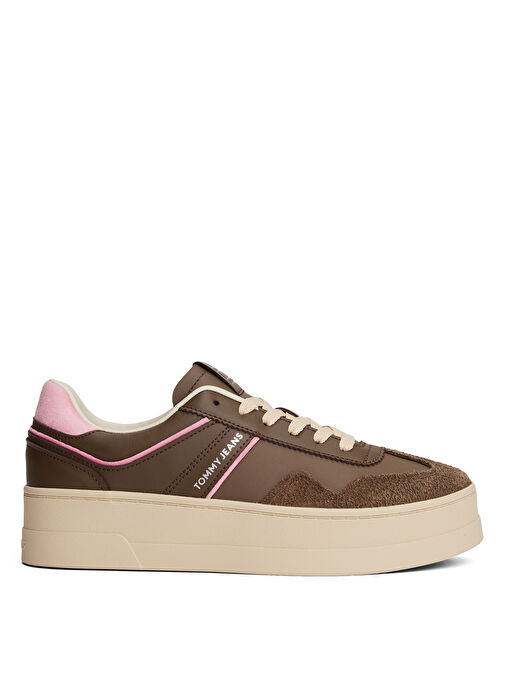 Tommy Hilfiger Kahverengi Kadın Sneaker EN0EN02902GWN - Görsel 2