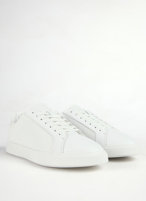 Calvin Klein Beyaz Kadın Deri Sneaker HW0HW02817YAF - Görsel 3