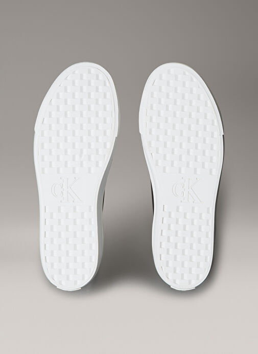 Calvin Klein Siyah Kadın Deri Sneaker YW0YW01932PAR - Görsel 7