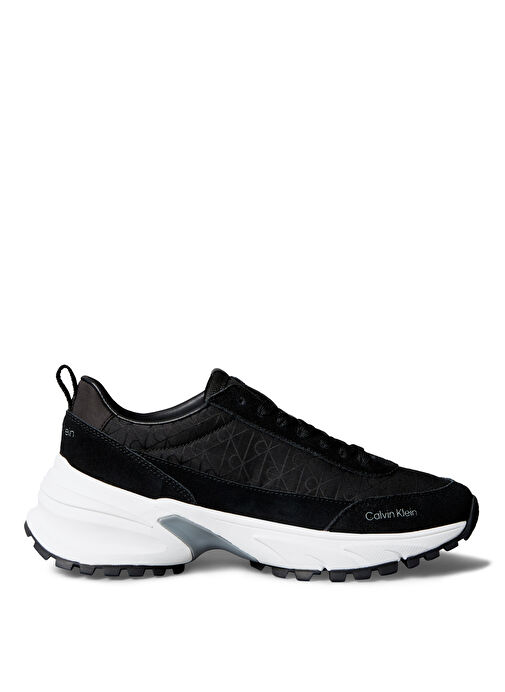 Calvin Klein Siyah Kadın Deri Sneaker YW0YW0199501O - Görsel 2