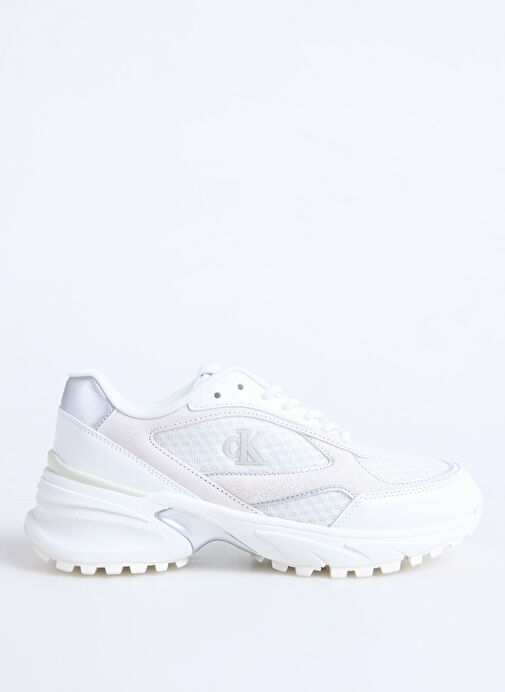 Calvin Klein Beyaz Kadın Deri Sneaker YW0YW020090LC - Görsel 2