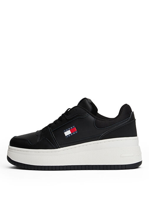 Tommy Hilfiger Siyah Kadın Sneaker EN0EN02860BDS - Görsel 5
