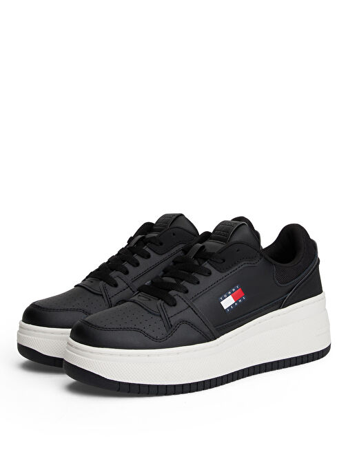 Tommy Hilfiger Siyah Kadın Sneaker EN0EN02860BDS - Görsel 3