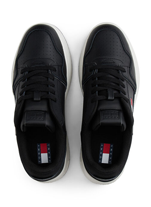 Tommy Hilfiger Siyah Kadın Sneaker EN0EN02860BDS - Görsel 4