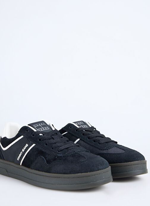 Tommy Hilfiger Siyah Kadın Süet Sneaker EN0EN02863BDS - Görsel 6