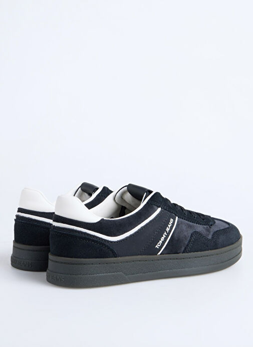 Tommy Hilfiger Siyah Kadın Süet Sneaker EN0EN02863BDS - Görsel 4