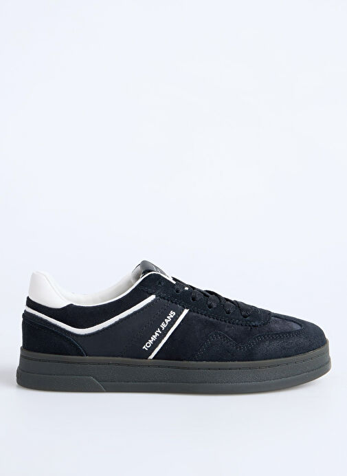 Tommy Hilfiger Siyah Kadın Süet Sneaker EN0EN02863BDS - Görsel 2