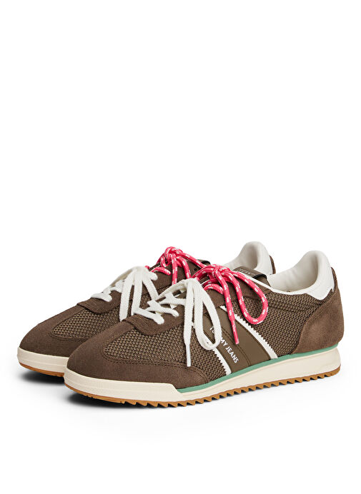 Tommy Hilfiger Haki Kadın Sneaker EN0EN02862RBM - Görsel 3