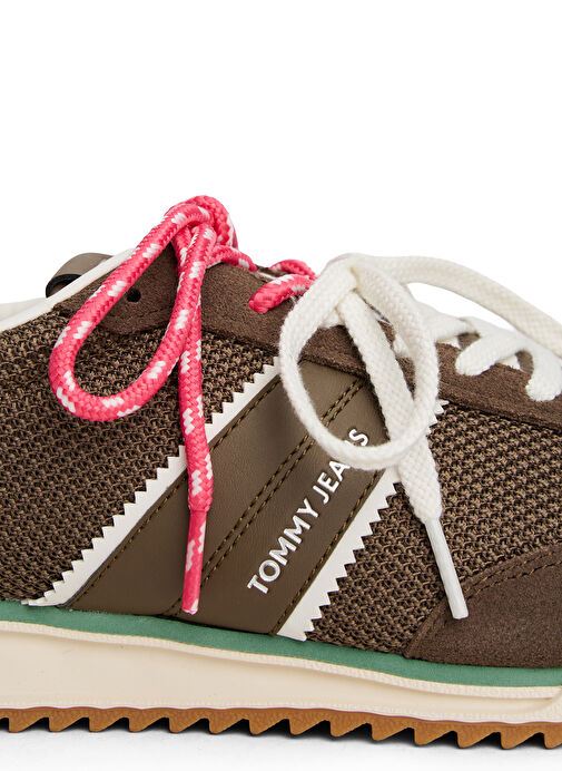 Tommy Hilfiger Haki Kadın Sneaker EN0EN02862RBM - Görsel 6