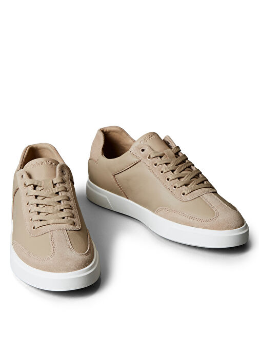 Calvin Klein Vizon Kadın Deri Sneaker HW0HW02825PFA - Görsel 4