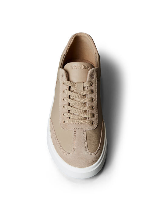 Calvin Klein Vizon Kadın Deri Sneaker HW0HW02825PFA - Görsel 6