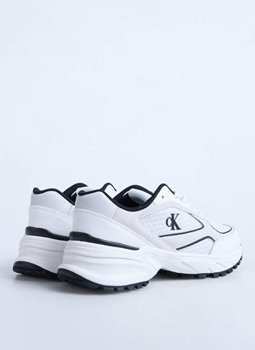 Calvin Klein Calvin Klein Beyaz Siyah Beyaz Kadın Deri Sneaker YW0YW0200901W | Boyner Beyaz Siyah - 4. görsel
