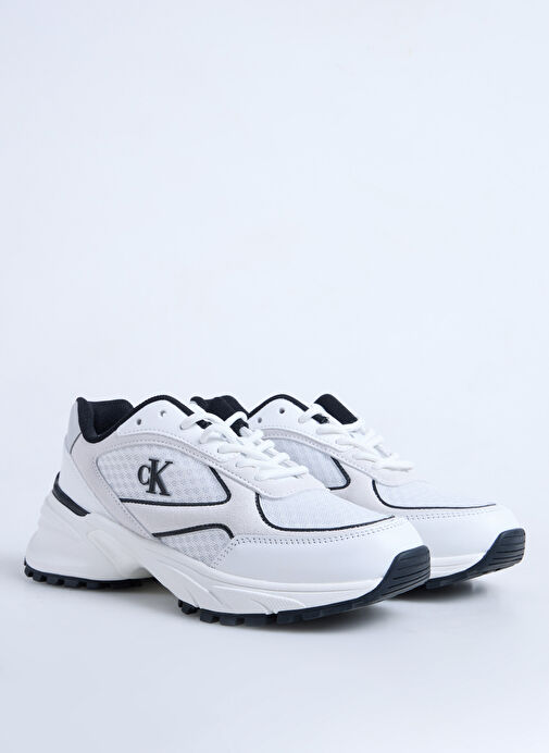 Calvin Klein Calvin Klein Beyaz Siyah Beyaz Kadın Deri Sneaker YW0YW0200901W | Boyner Beyaz Siyah - 3. görsel