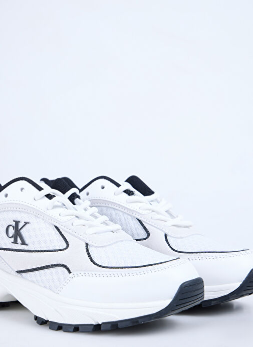 Calvin Klein Calvin Klein Beyaz Siyah Beyaz Kadın Deri Sneaker YW0YW0200901W | Boyner Beyaz Siyah - 6. görsel
