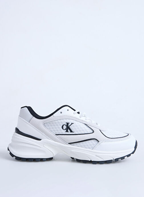 Calvin Klein Calvin Klein Beyaz Siyah Beyaz Kadın Deri Sneaker YW0YW0200901W | Boyner Beyaz Siyah - 2. görsel