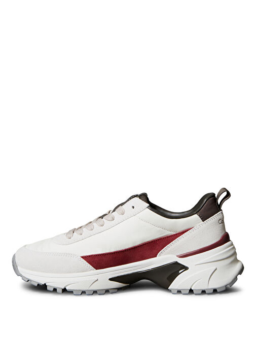 Calvin Klein Krem - Bordo Kadın Sneaker YW0YW020750IN - Görsel 6