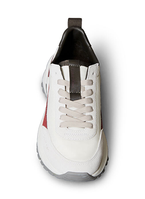 Calvin Klein Krem - Bordo Kadın Sneaker YW0YW020750IN - Görsel 5