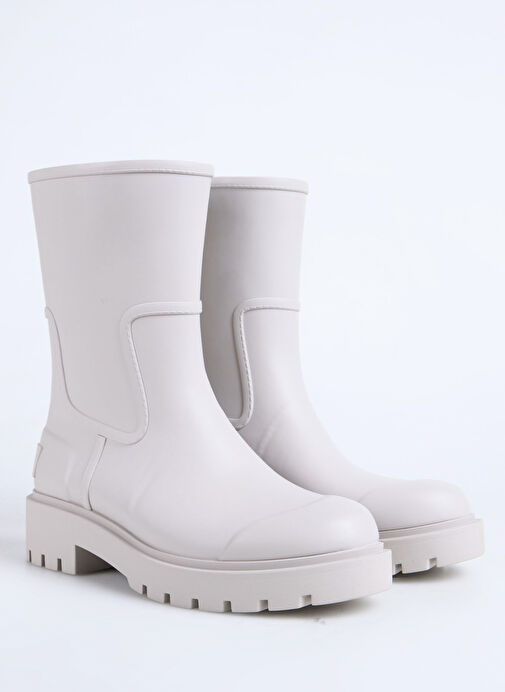 Calvin Klein Ekru Kadın Yağmur Çizmesi YW0YW02004PA8 - Görsel 3
