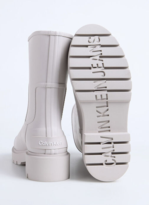 Calvin Klein Ekru Kadın Yağmur Çizmesi YW0YW02004PA8 - Görsel 5
