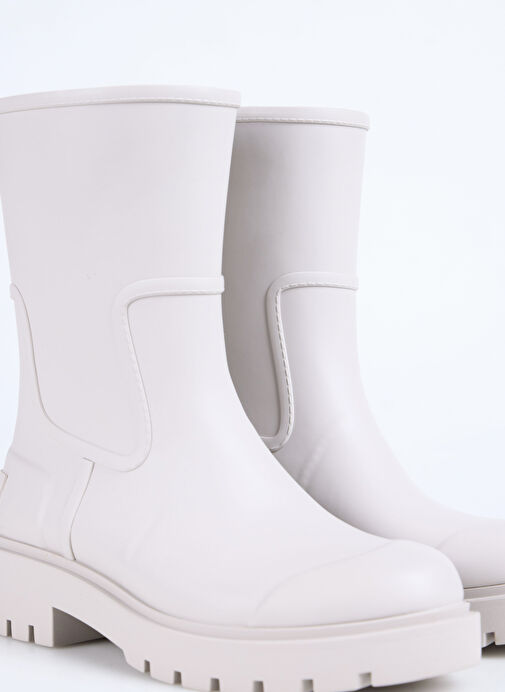 Calvin Klein Ekru Kadın Yağmur Çizmesi YW0YW02004PA8 - Görsel 6