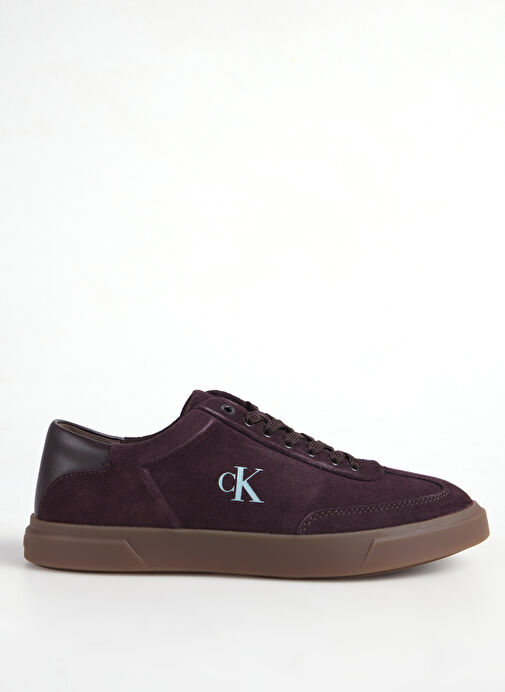 Calvin Klein Kahverengi Kadın Deri Sneaker HW0HW02683VH2 - Görsel 2