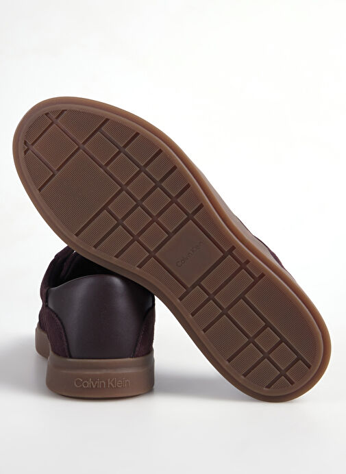 Calvin Klein Kahverengi Kadın Deri Sneaker HW0HW02683VH2 - Görsel 5