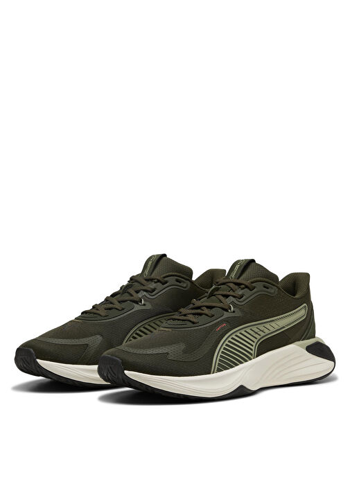 Puma 31028213 PWR Hybrid TR Dark Olive-L Kahverengi - Yeşil Erkek Koşu Ayakkabısı - Görsel 6