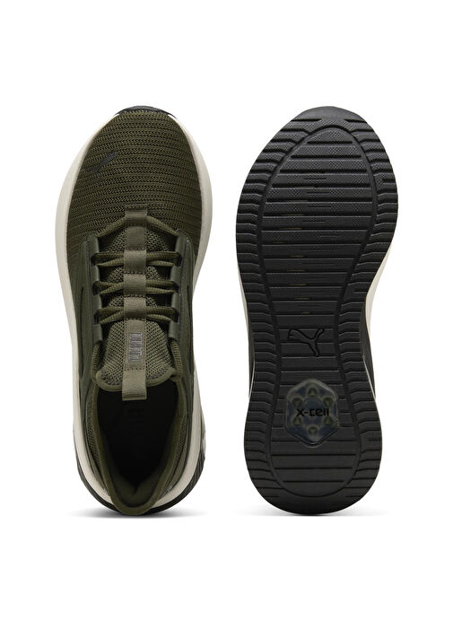 Puma 31164811 X-Cell Ayro Dark Olive-PUM Siyah Erkek Koşu Ayakkabısı - Görsel 7
