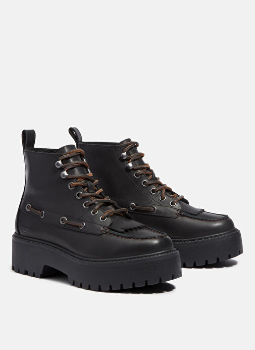 Timberland Siyah Kadın Deri Bot TB0A27YZW021 - Görsel 5