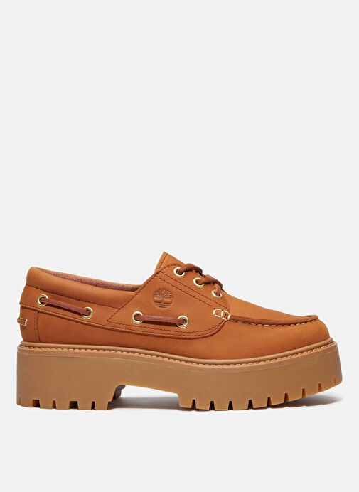 Timberland Kahverengi Kadın Deri Günlük Ayakkabı TB0A2GVFEM71 - Görsel 2