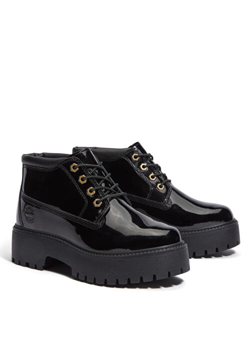 Timberland Siyah Kadın Deri Bot TB0A2HA9EL61 - Görsel 5