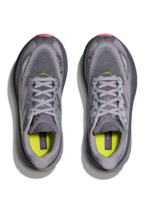 HOKA 1141490F-GYSK Clifton 9 GTX Gri Kadın Koşu Ayakkabısı - Görsel 6