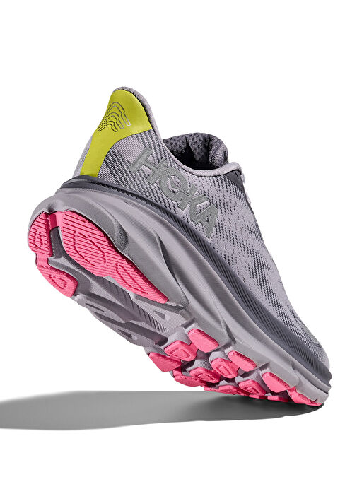 HOKA 1141490F-GYSK Clifton 9 GTX Gri Kadın Koşu Ayakkabısı - Görsel 7