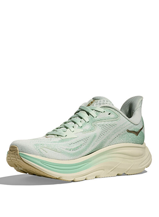HOKA 1162031-SJD Clifton 10 Yeşil Kadın Koşu Ayakkabısı - Görsel 5