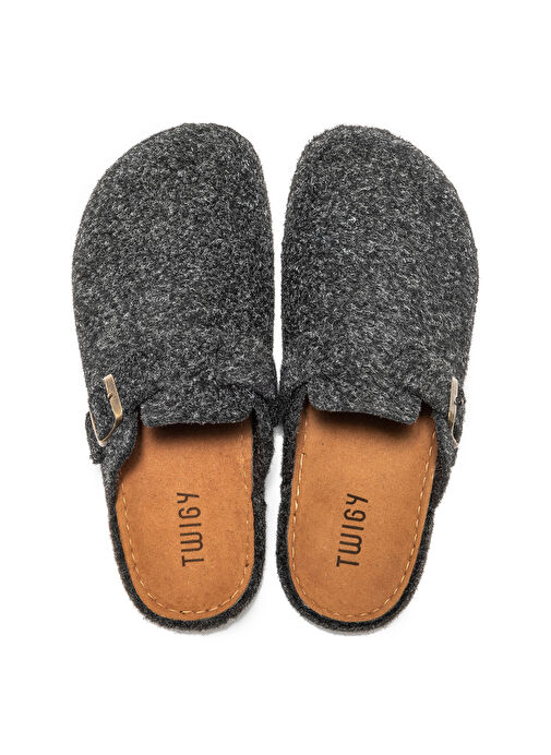 Twigy Siyah Erkek Ev Terliği TW MANU - Görsel 3