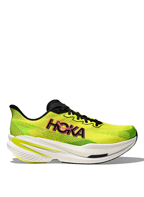 HOKA 1168720-NNHK Mach X 3 Sarı Erkek Koşu Ayakkabısı - Görsel 2