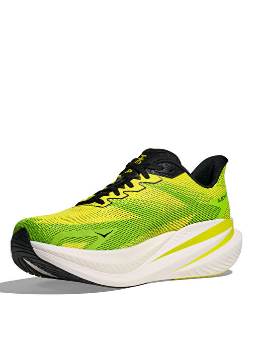 HOKA 1168720-NNHK Mach X 3 Sarı Erkek Koşu Ayakkabısı - Görsel 4