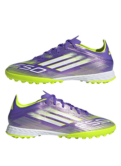 Adidas JH7665 F50 PRO TF Mor Erkek Halı Saha Ayakkabısı - Görsel 10