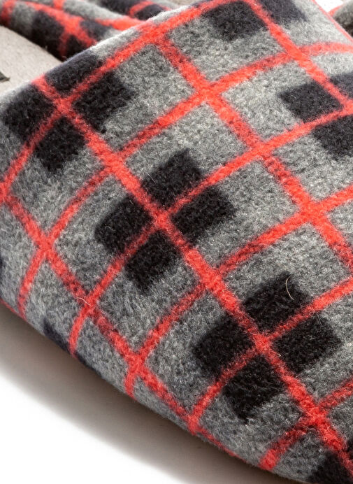 Twigy Gri Erkek Ev Terliği TW DAVID POLAR - Görsel 4