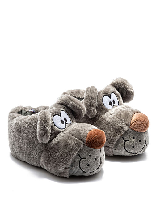 Twigy Gri Erkek Ev Terliği TW FIBERT - Görsel 2