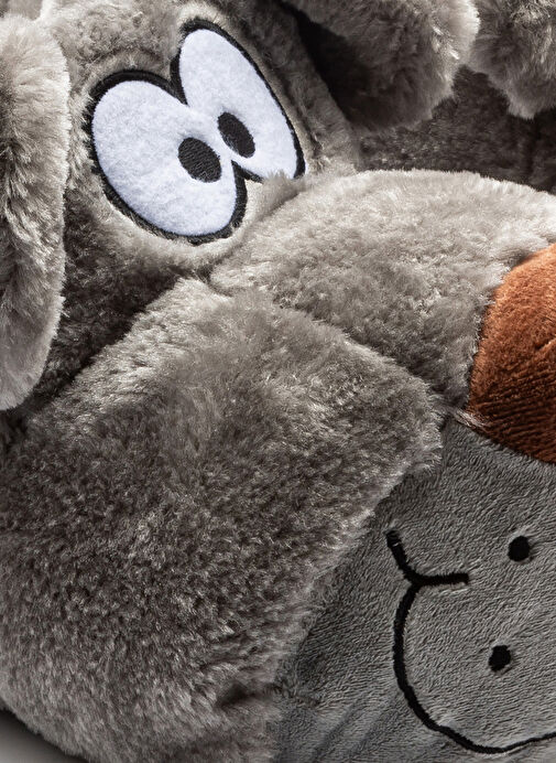 Twigy Gri Erkek Ev Terliği TW FIBERT - Görsel 4