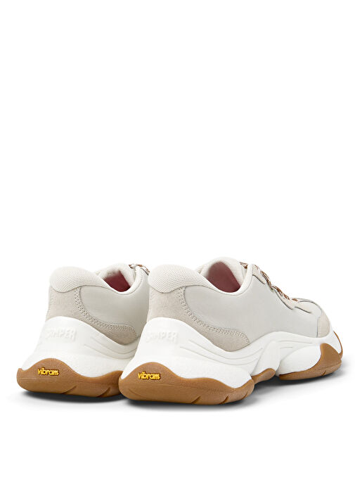Camper Ekru Kadın Deri Sneaker K201836-002 - Görsel 5