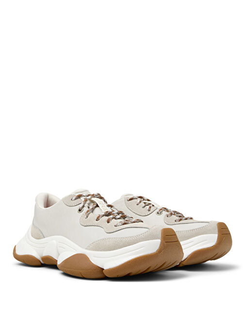 Camper Ekru Kadın Deri Sneaker K201836-002 - Görsel 3