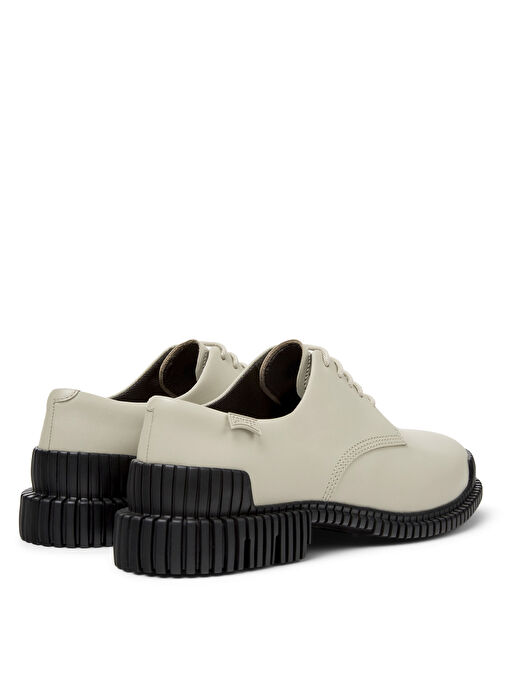 Camper Ekru Kadın Deri Düz Ayakkabı K201851-003 - Görsel 5