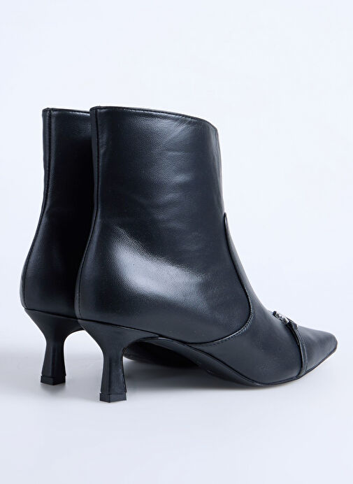 Valentino Siyah Kadın Deri Topuklu Bot 91D2548NAP550 - Görsel 4