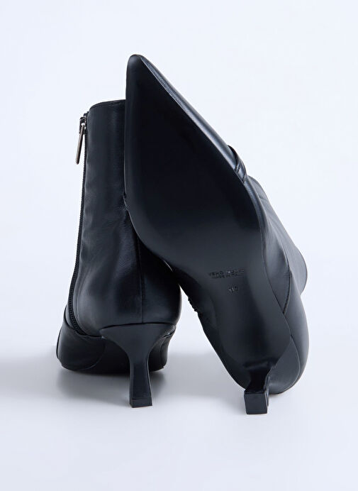 Valentino Siyah Kadın Deri Topuklu Bot 91D2548NAP550 - Görsel 5