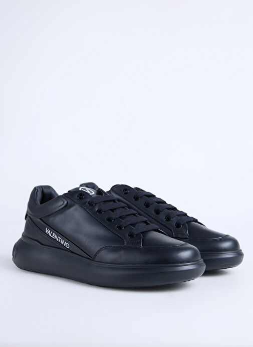 Valentino Siyah Erkek Deri Sneaker JUMP - Görsel 3