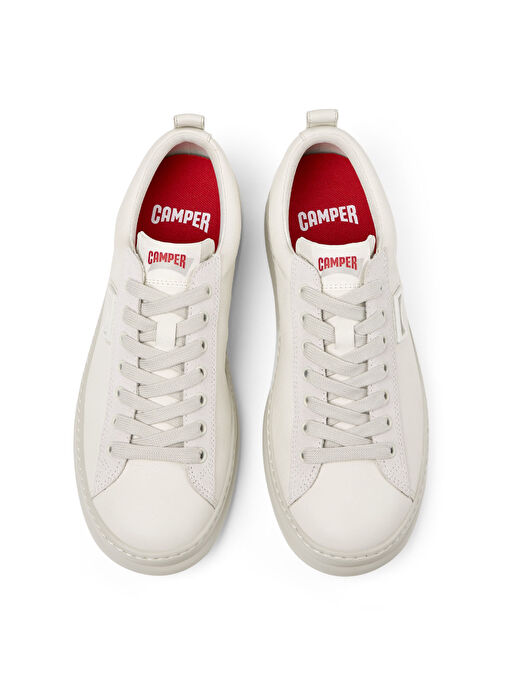 Camper Beyaz Erkek Deri Günlük Ayakkabı Runner Four - Görsel 4