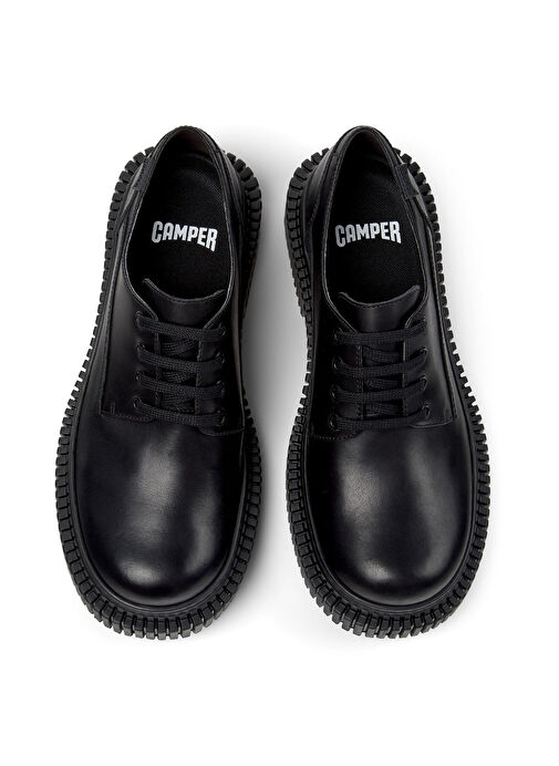 Camper Siyah Erkek Deri Günlük Ayakkabı Pix Berlin - Görsel 4