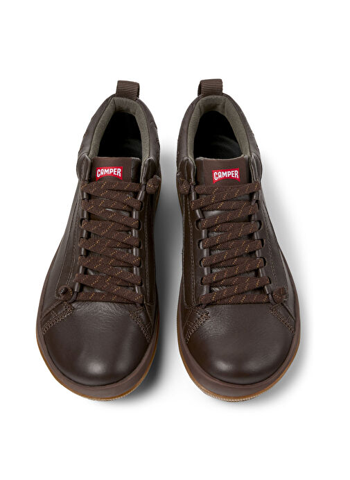 Camper Kahverengi Erkek Deri Günlük Ayakkabı Peu Pista GM - Görsel 4